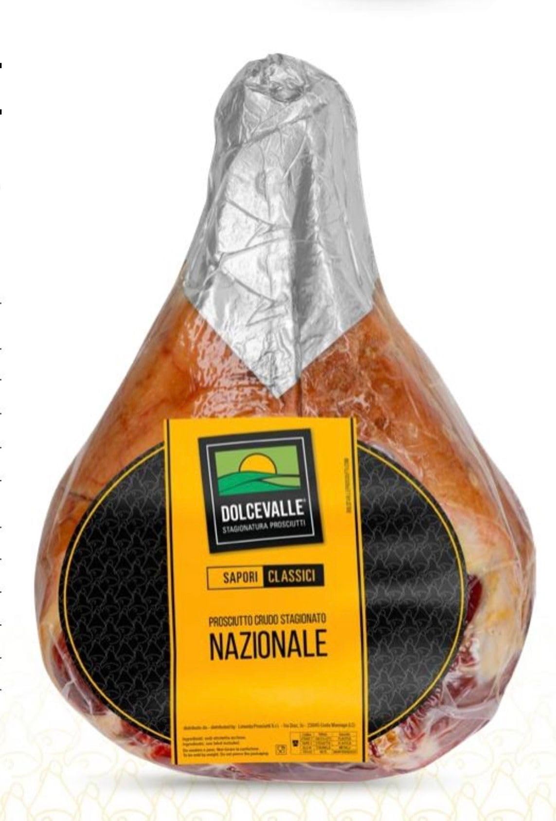 Prosciutto Crudo stagionato 24 Mesi piatto 8 kg circa