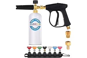 DUSICHIN Pressure Washer Gun Snow Foam Lance with Water Tank for Detailing