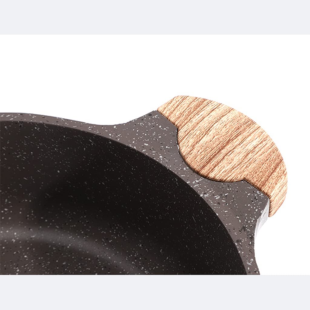 Pentola A Pressione in Stile S Yuanyang Guo, Fornello Elettromagnetico, Fornello A Gas, Padelle Antiaderenti Universali, Calde Come Sempre(Pentola per Zuppa Onecolor-28Cm con Coperchio)