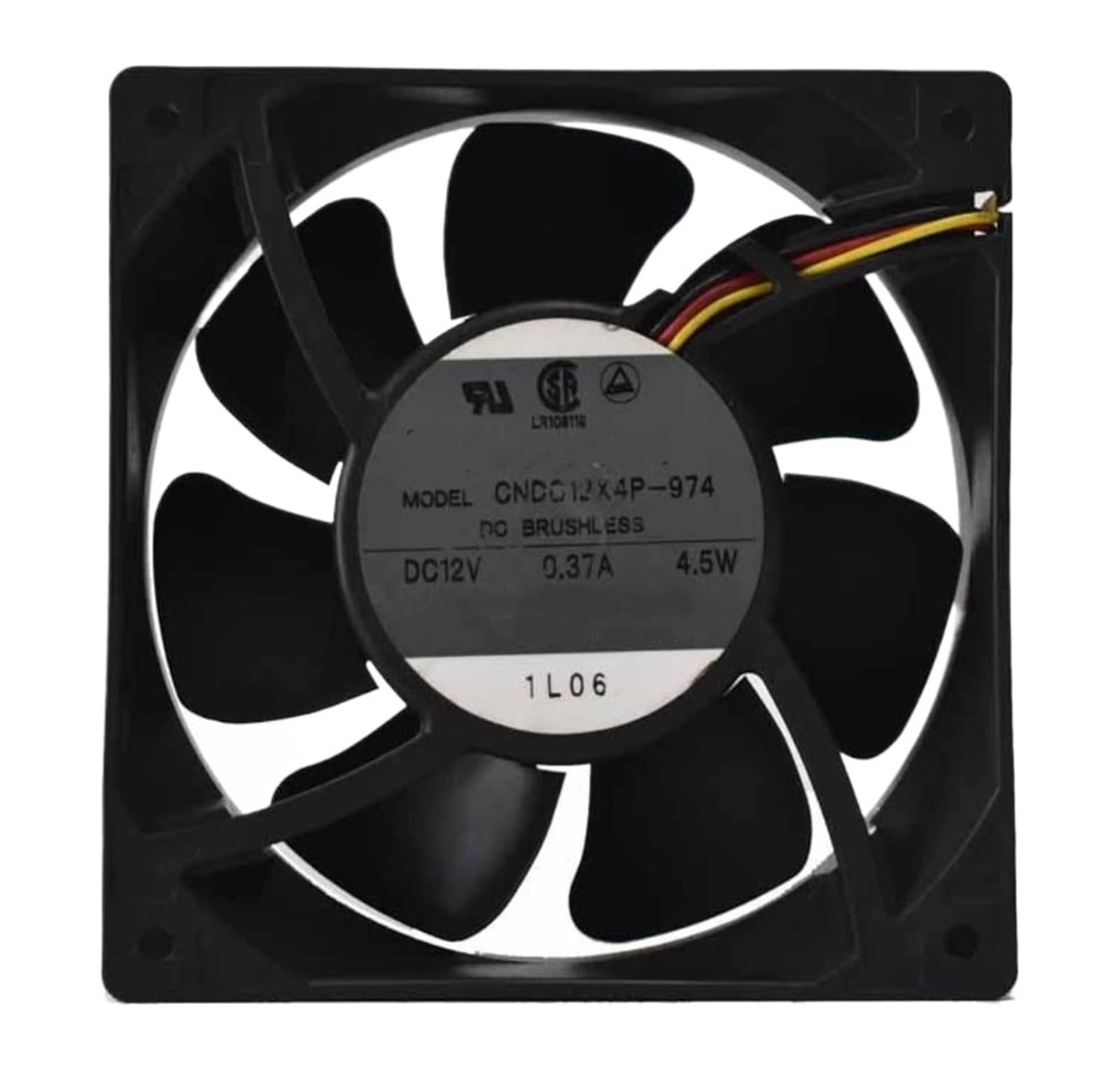 PEQYUACTE CNDC12X4P-974 DC 12V 0.37A 120x120x38mm 3-Wire Server Cooling Fan