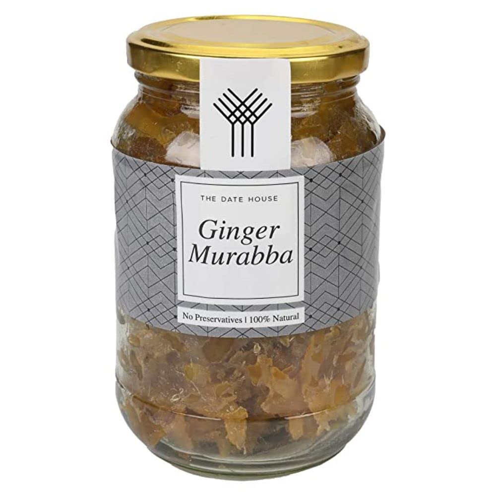 The Date House Ginger Murabba - Healthy & Delicious Adarak Ka Murabba | No Artificial Preservatives or Flavors | 100% Plastic Free Packaging - 450gm - Pack of 1 (B0C5RPGYXZ) Amazon Price History, Amazon Price Tracker