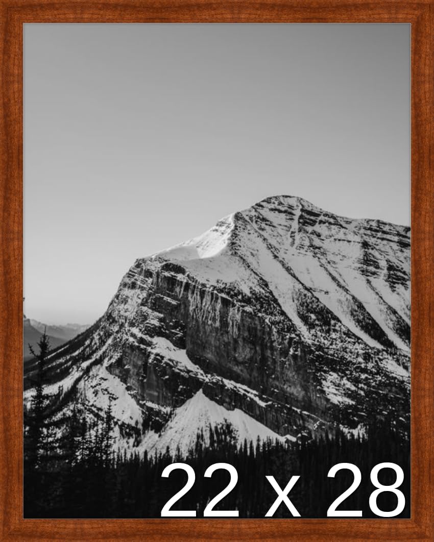 Frame It Easy 5 x 5 Russet Wood Frame (Derby)