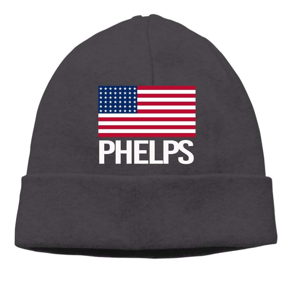 zhouzhouRiPoLo NO.19 Michael Phelps Rio Olympics 2016 Hip-Hop Beanie Cap Caps Hats Black