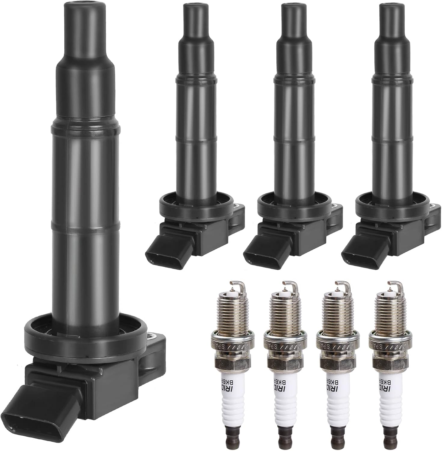 Ignition Coil Pack & Spark Plugs Compatible with 2.4L 20022010 Toyota Camry, 2001