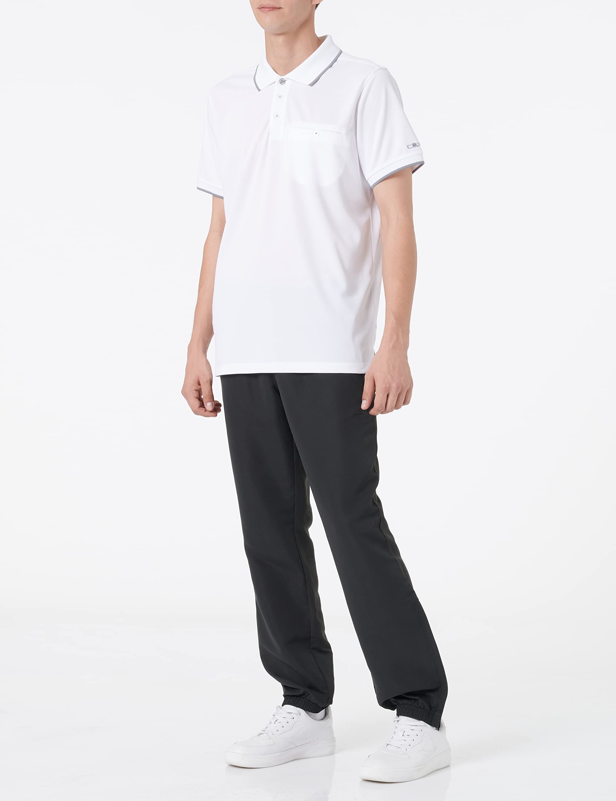 CMP - Polo da uomo, Bianco, 50