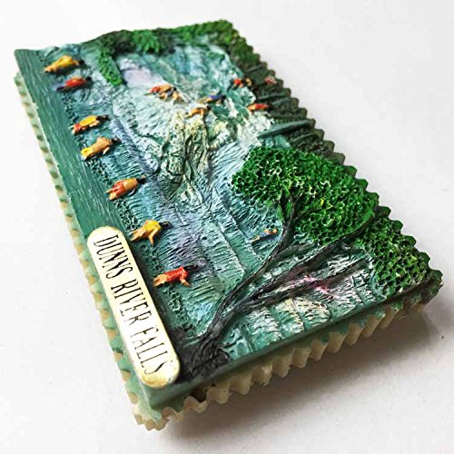Calamita Frigorifero 3D Giamaica – Souvenir A Forma Di Ancora, Handmade In Resina, Regalo Da Viaggio