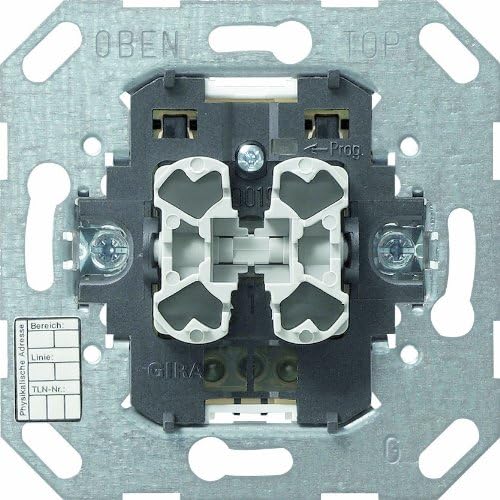 GIRA 018500 Taster BA 2fach 2 Punkt KNX/EIB Eins. by Gira
