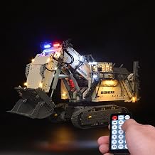Led Lighting Kit for Technic Liebherr R 9800 Excavator-Light Sets Compatible with Lego 42100 Building Set- Not Include The Lego Set RC Version