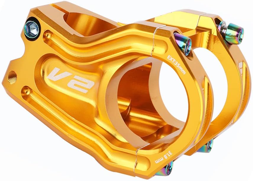 Downhill Bicycle Stem Plus or Minus 10 Degrees Off-Road Downhill Faucet 28.6 * 31.8MM Handlebar Stems for Mountain Bike/Road Bike