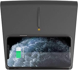 TAPTES Tesla Model 3 Wireless Charger [2020 Version], Wireless Phone Charging Pad M3 Accessories Compatible All Tesla Model 3(Before Jun 2020)