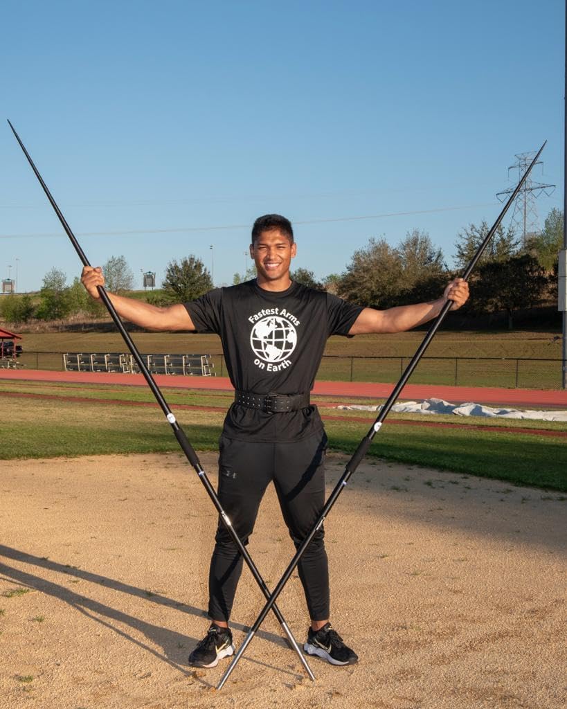 800g Petranoff Javelin. for Beginners and Intermediate throwers. They can be Used for Both Training and Competition. Durable, Stiff, and Affordable