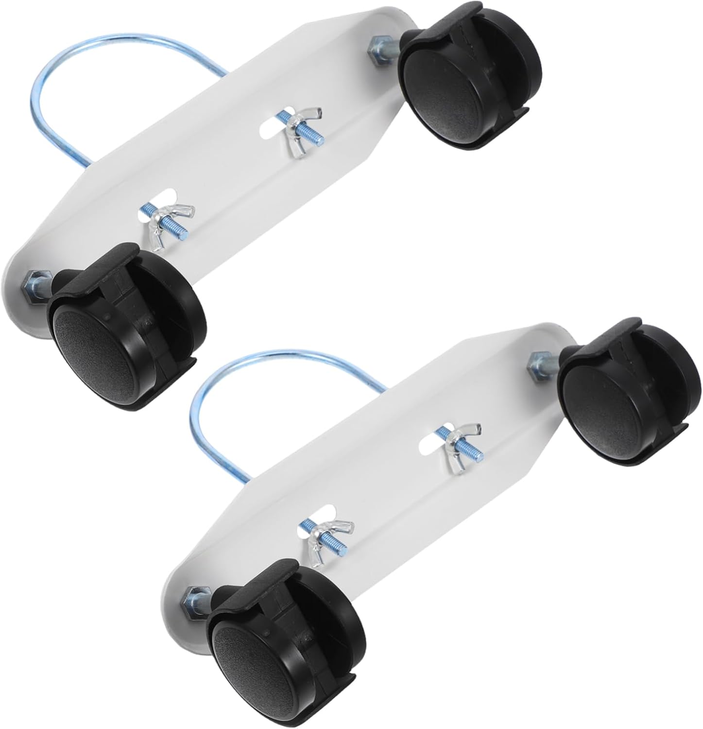1Pair Patio Heater Replacement Parts Shaped Support Brackets with Smooth Swivel Action Construction for Outdoor Space Heaters Stable Non Slip Footplate