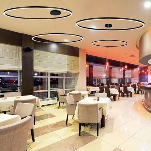 Miniatura 5 de VONN Tania 51" Height Adjustable ETL Certified Integrated LED Chandelier Black