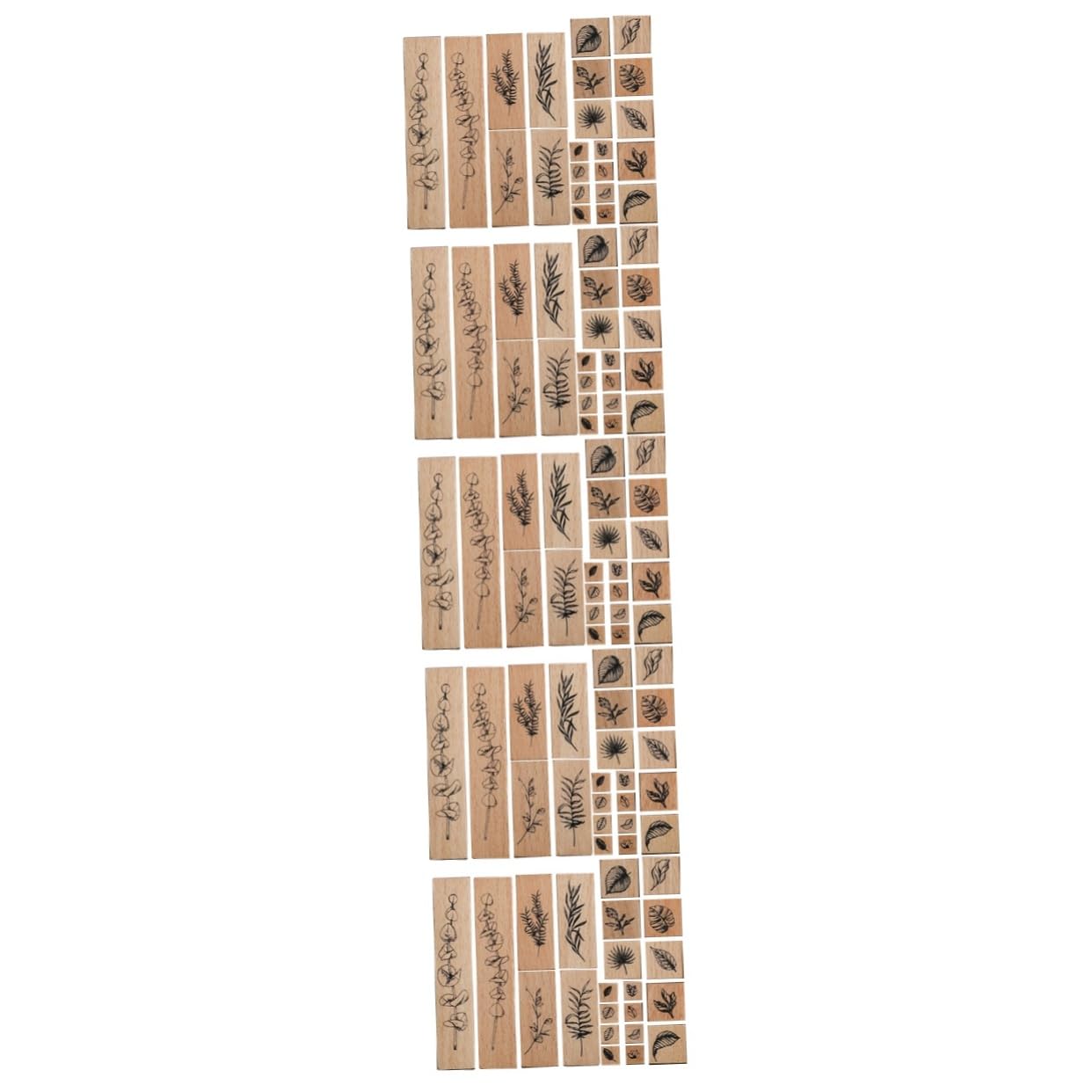 Homoyoyo 5 Ensembles Scrapbooking de Floraux Décoratifs Motifs de Plantes Matériau Robuste pour Bricolage Artisanales