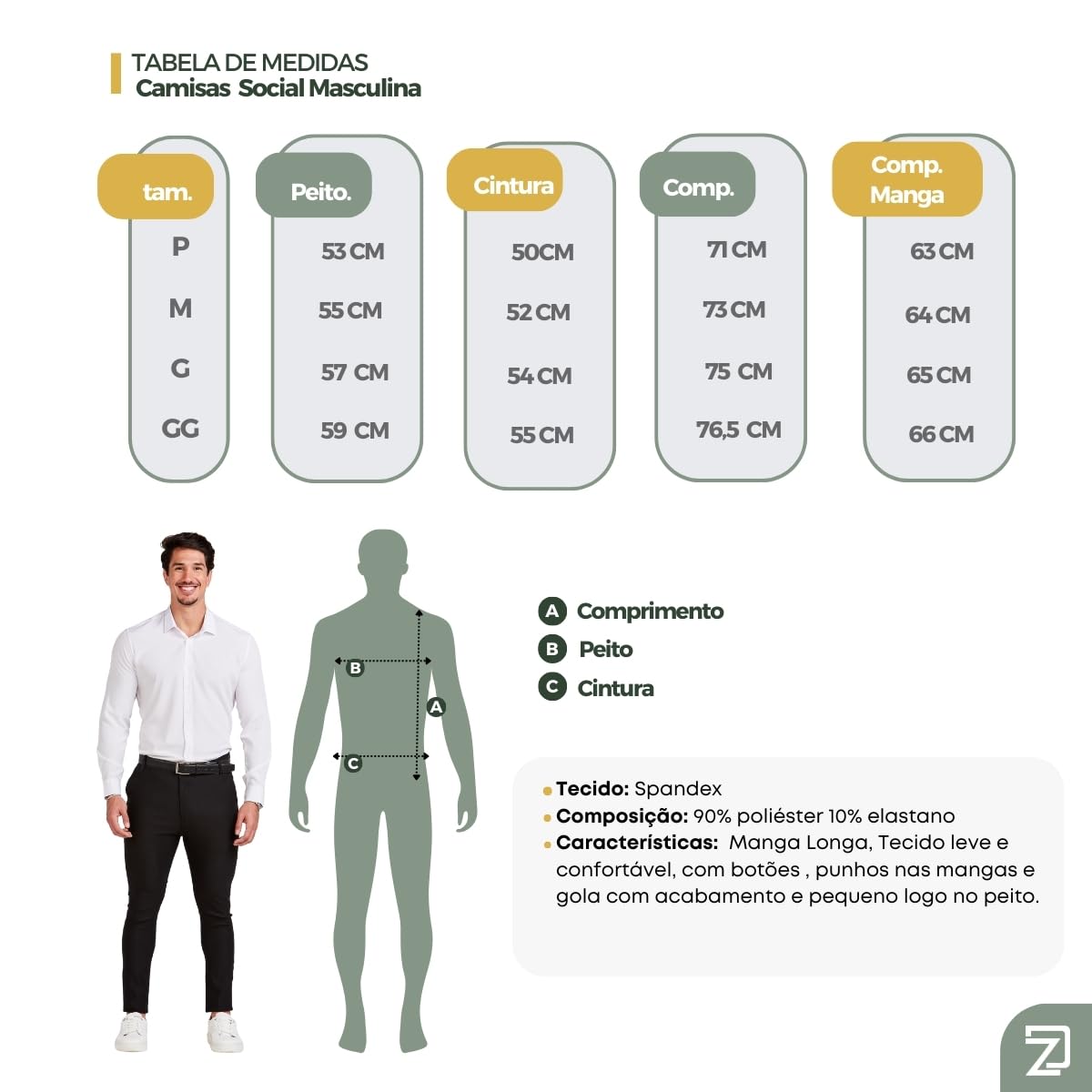 Camisa Social Manga Longa Masculina em promoção! Veja a oferta e mais achadinhos de Camisas 7 Hoje é o melhor dia para comprar Camisa Social Manga Longa Masculina com aquele preço maroto! Promoção! Aproveite a oferta! 7