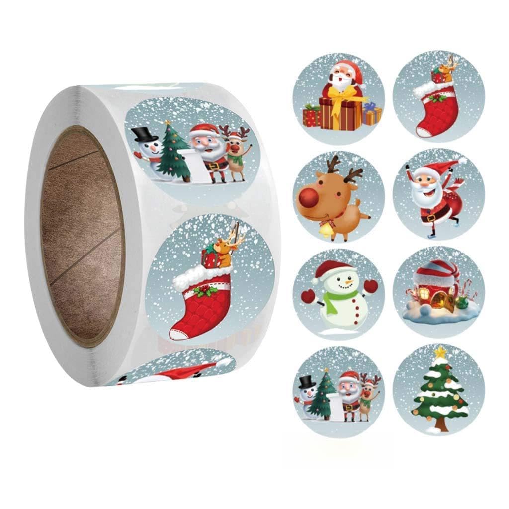 Zkydhbd C Merry Hristmas Stickers Santa Thank You Label Wedding Party Supplies For Businesses Online Retailers Boutiques Thank You For Your Order