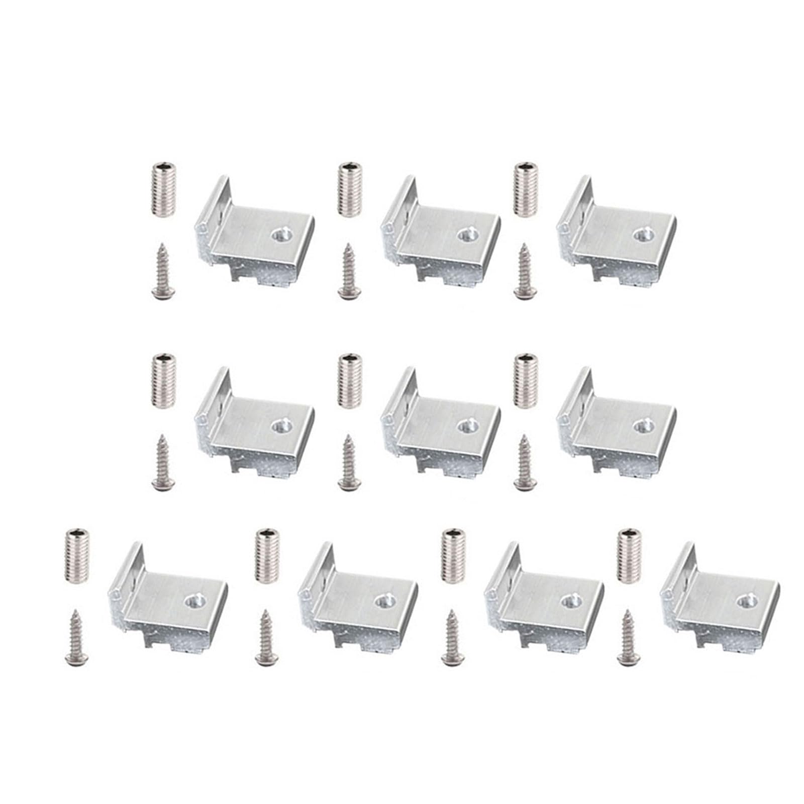 10Pcs Aluminum Alloys Shelf Brackets Compatibility with 202 3030 4040 for Sturdy and Quickly Assembly Fixed Accessories