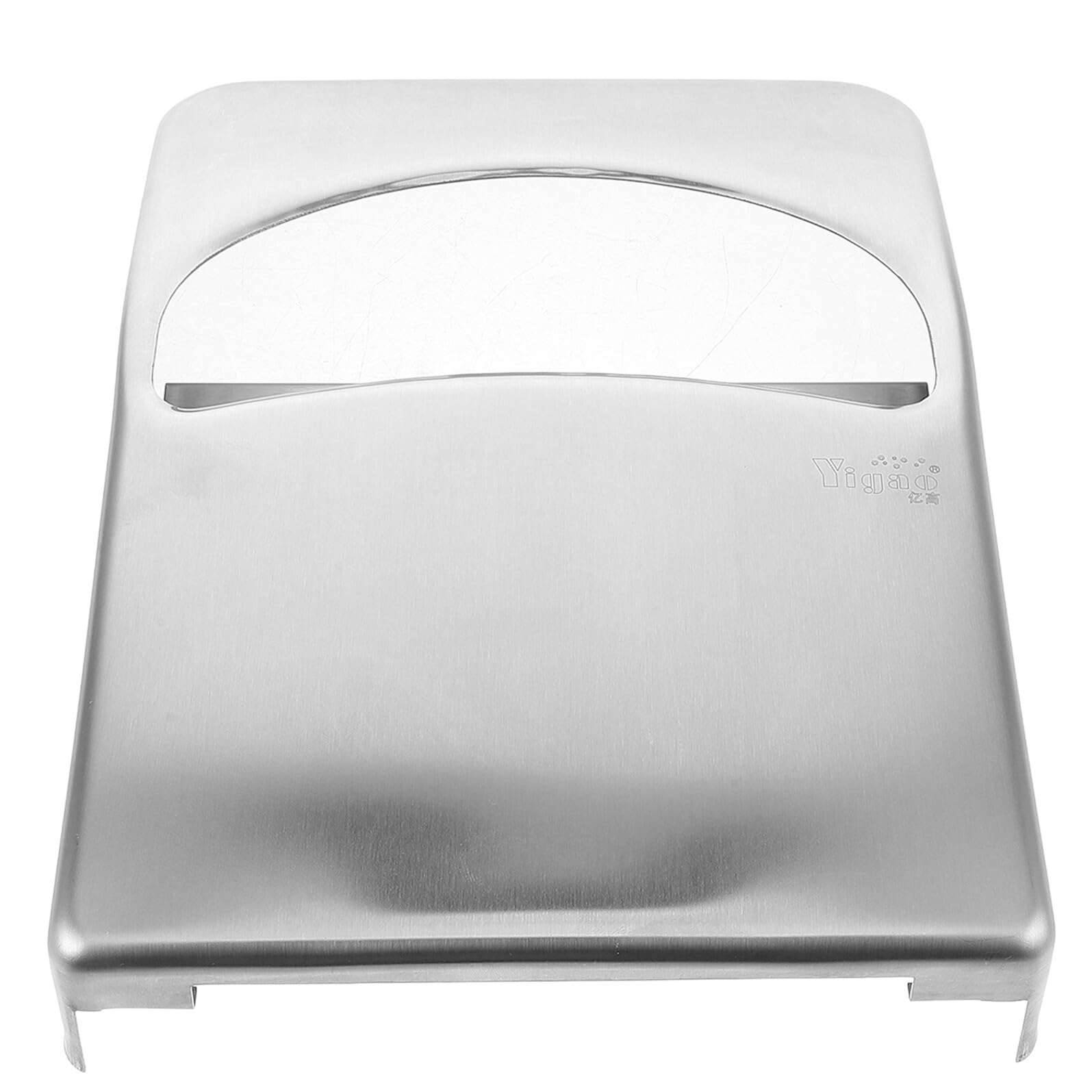 Distributeur de protections pour toilettes en acier inoxydable argenté durable