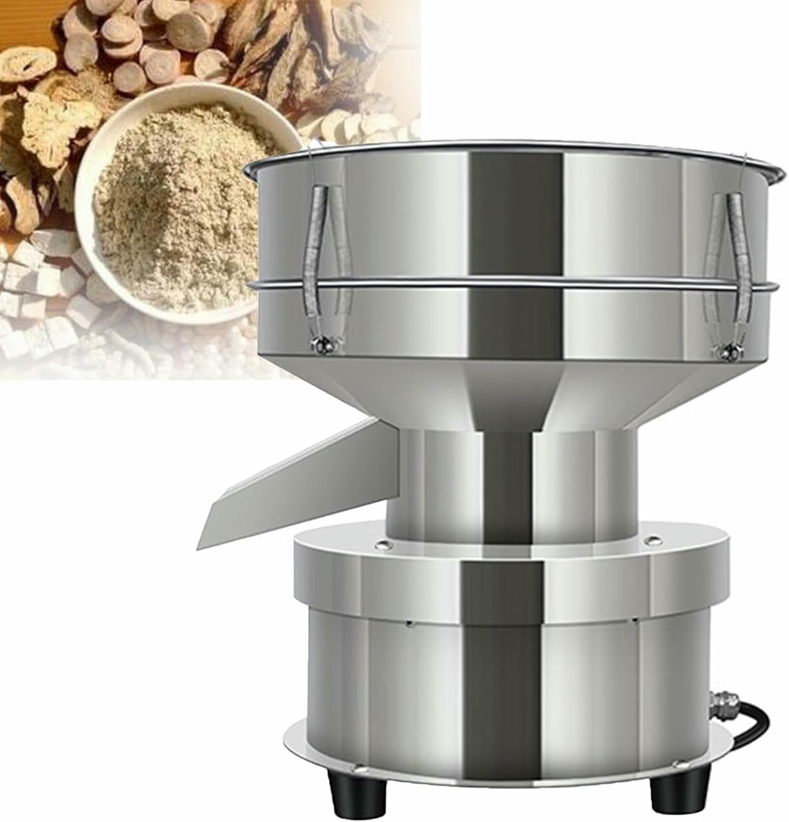Tamis vibratoire automatique 1350 r/min pour fluidifier la farine 10 cm