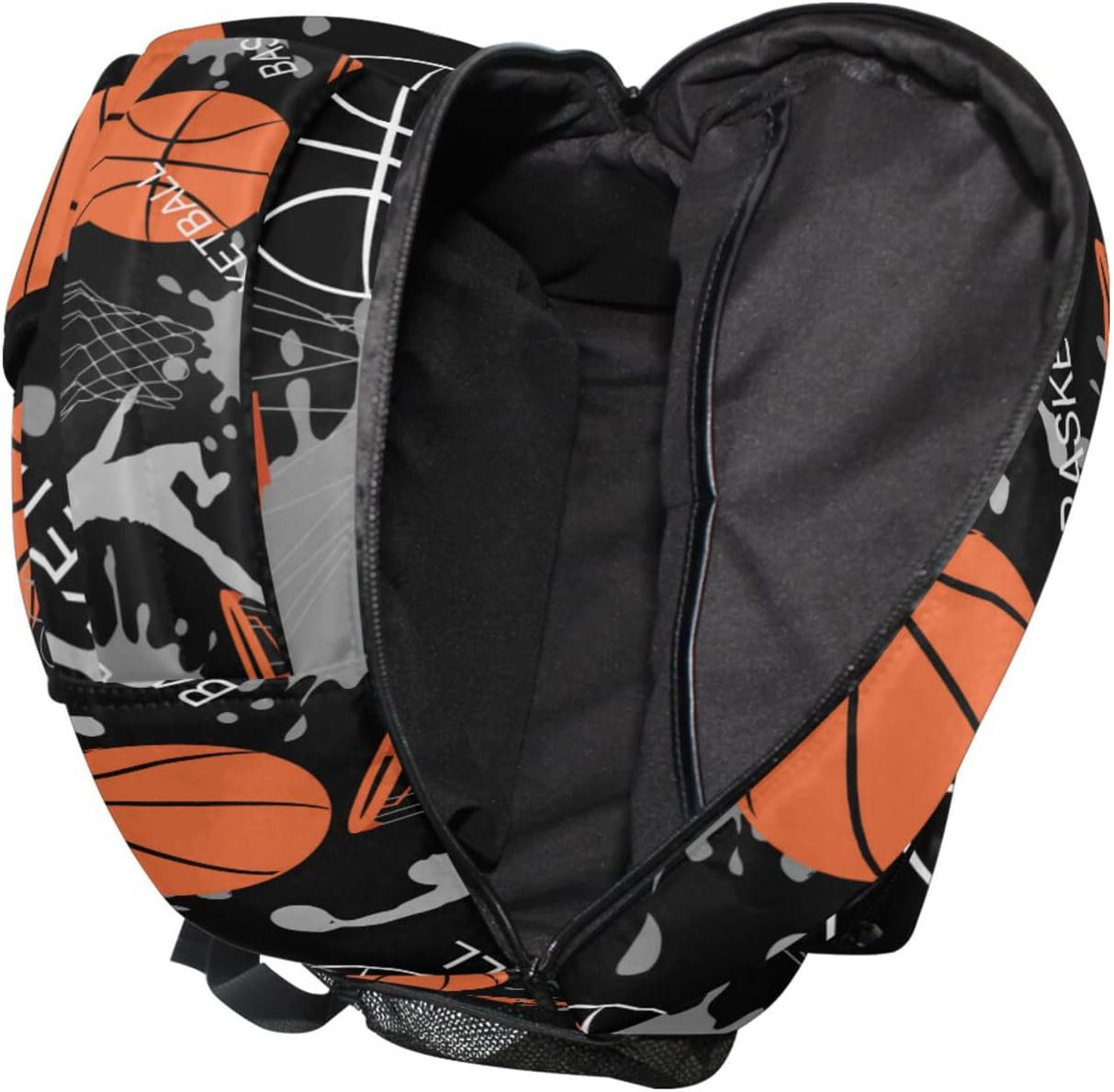 AUUXVA Sports Basketball School Backpack for Boy Girl Kids Children, 16 Inch Schoolbag Bookbag Daypack Laptop Shoulder Hiking Travel Bag