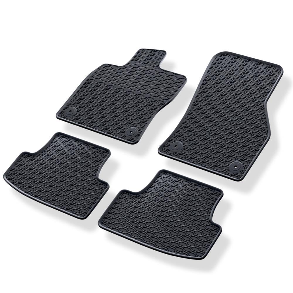 Mossa Tappetini gomma adatti per VW T-Roc I SUV (2017-2025) 4 pz. nero