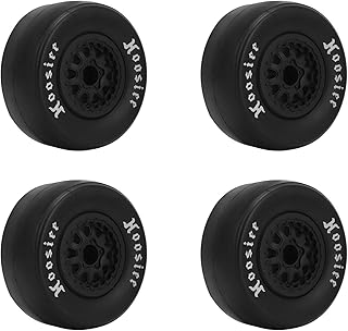 RiToEasysports RC Car Tire, 4Pcs 1/10 Scale Plastic Wheel Hubs for 1/10 Off Road Remote Control Car Upgrade Parts