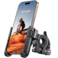 Lamicall Supporto Telefono Bicicletta - [No Blocca la Telecamera] 360° Rotazione