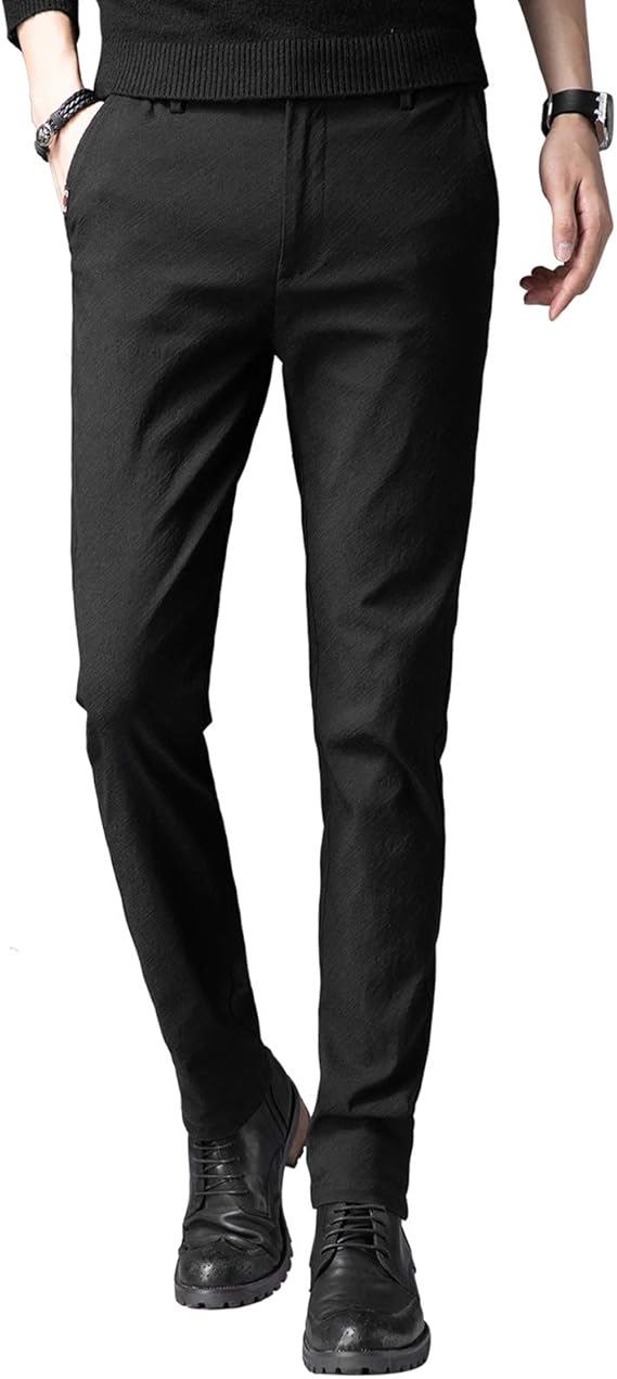 Amazon Nubily チノパン メンズ ストレッチ スキニーパンツ ズボン スリムパンツ スウェットズボン カジュアル 細身 美脚 大きいサイズ ロングパンツ ブラック ライトグレー ネイビー ロングパンツ 通販