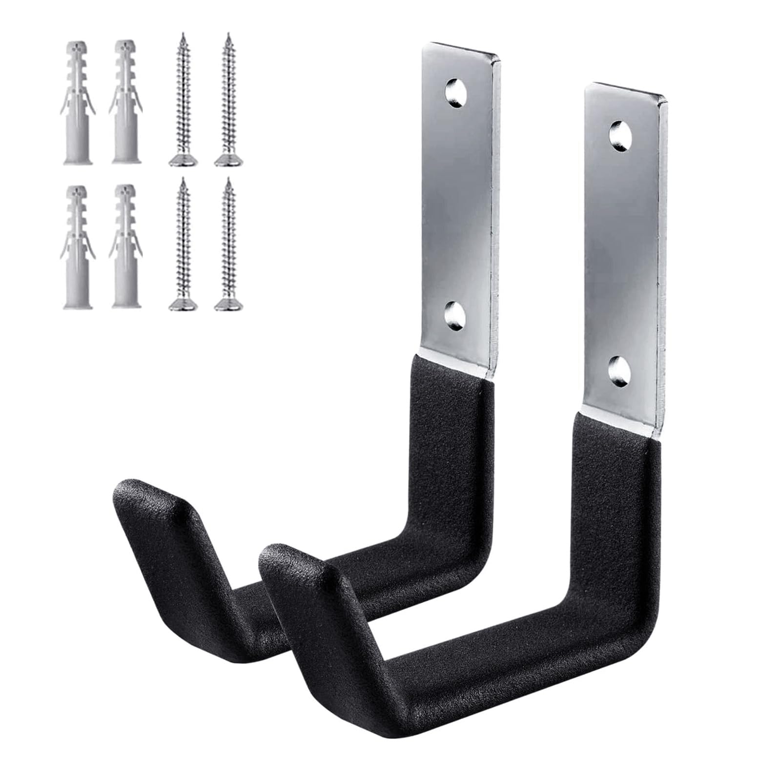 2 Wall Mounted Hooks for Holding Cords and Heavy Items, Stainless Steel Cable Hanger, Garage Organization Tool, Garage Organization Tool