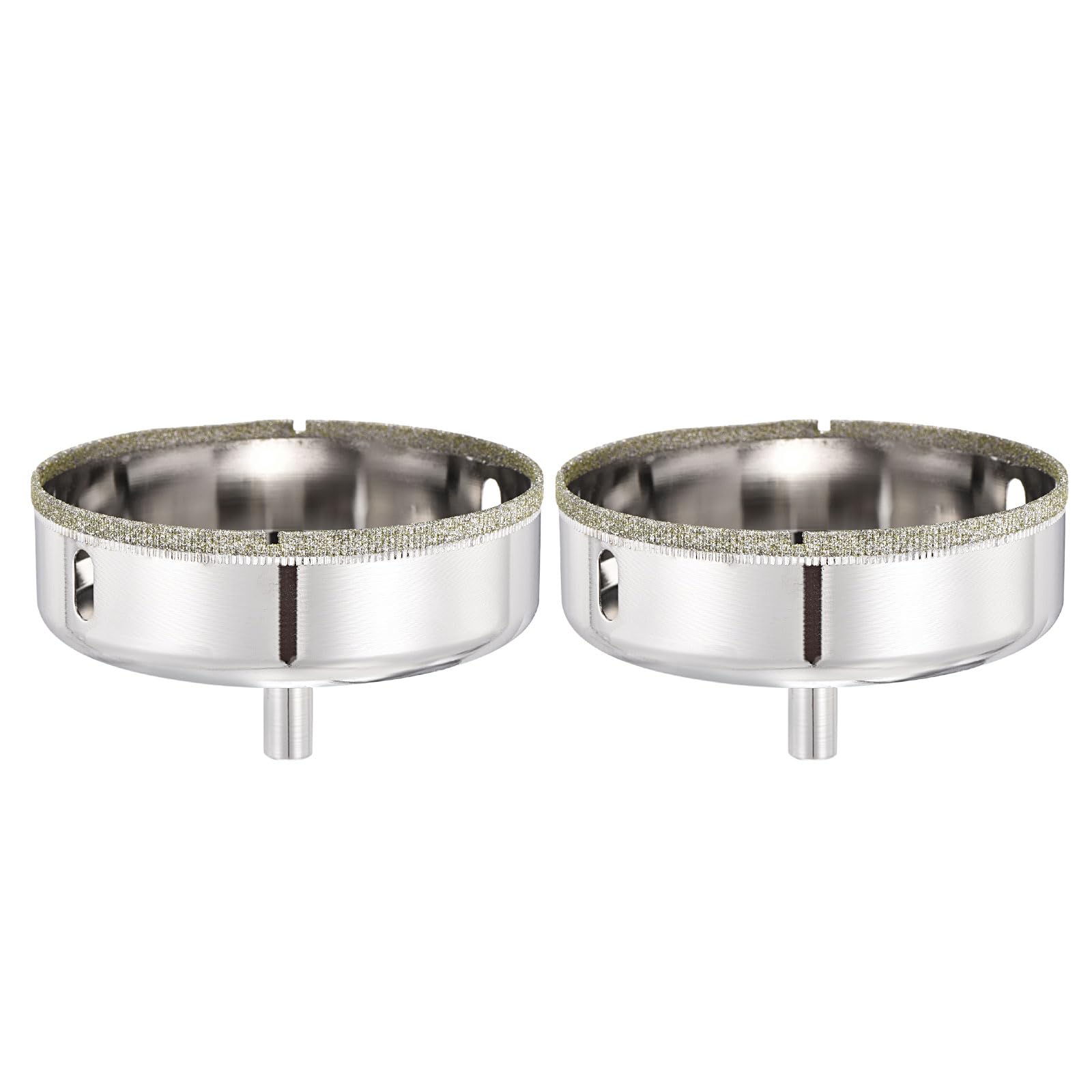 PATIKIL 2pcs 3-3/4" (95mm) Diamond Hole Saw, Glass Diamond Hole Cutters Hollow Core Drill Bits for Fiberglass, Tile, Porcelain, Ceramic โ image 1