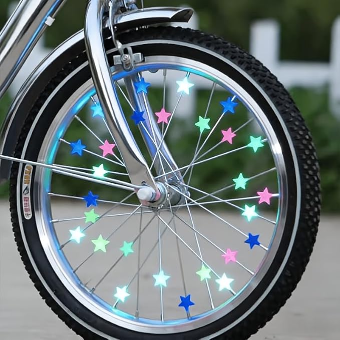 70 cuentas luminosas para radios de bicicleta, 70 piezas miniatura 3