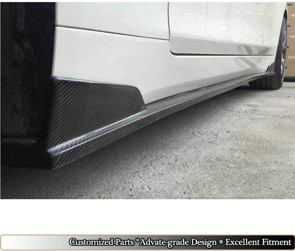 Fits Infiniti Q50 Sedan 2013-2017 Carbon Fiber Side Skirts Rocker Panels