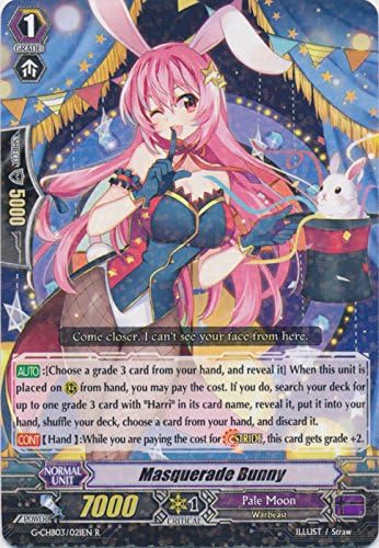 Bushiroad Masquerade Bunny - G-CHB03/021EN - R - G Character Booster 3: Rummy Laberinto bajo la luz de la luna