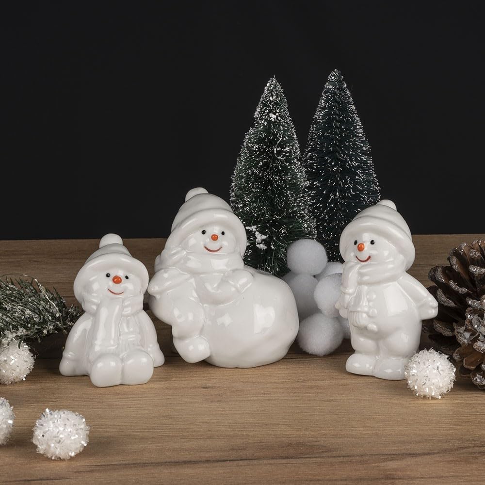 Muñeco Nieve Navidad Bambelaa! Muñeco De Nieve Snowy Decorativo LED Figuras  Navidad Bombonera Navidad, image size:1000x1000