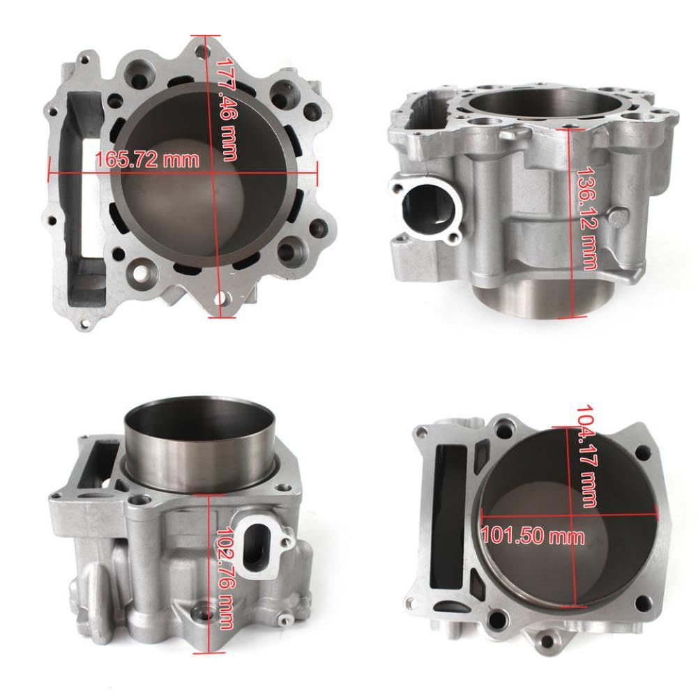 Kit di riparazione cilindro Guarnizioni testa pistone 102 mm 1 set 12100-007-0000 compatibile con moto HiSUN UTV 700