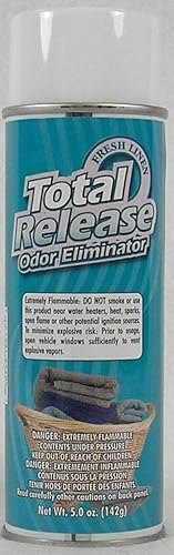 Hi-Tech Eliminador de olores de liberación total, lino fresco, uso como nebulizador de olores (bomba) o aerosol de ráfaga corta (aerosol de 5 onzas)