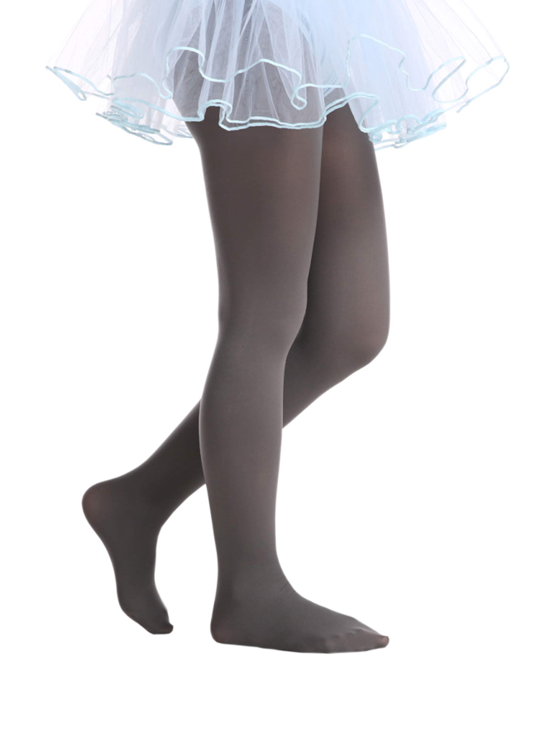 EVERSWE Microfaser 40 DEN Kinder Strumpfhose für Mädchen (Or
