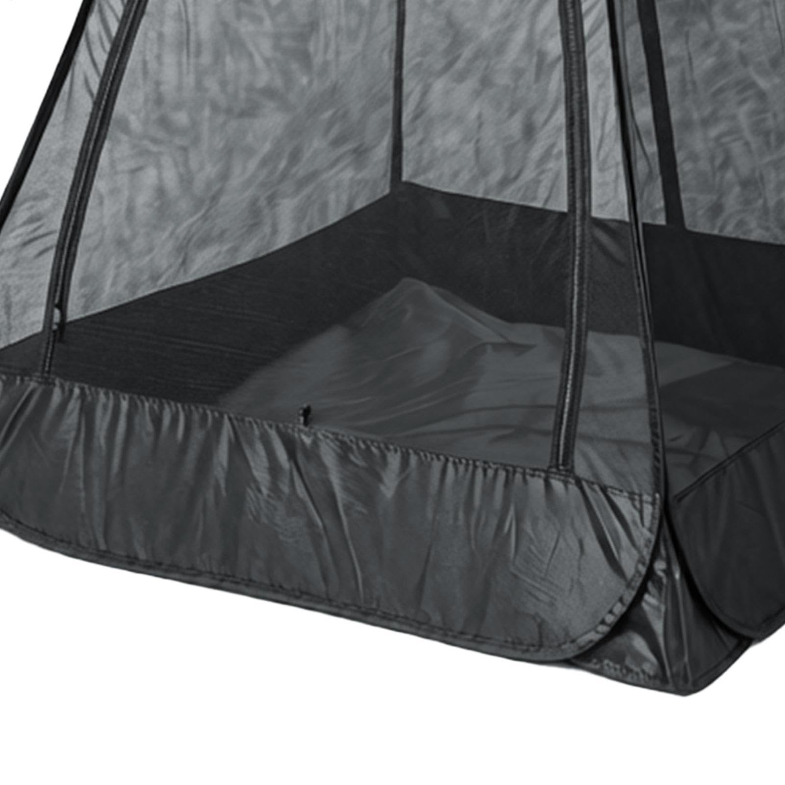 Namiot wędkarski Jednoosobowy Wodoodporna Siatkowa Osłona Przeciwsłoneczna | 119 x 119 x 150 cm Zewnętrzny Namiot Wędkarski z Tropikiem do ogrodu, na patio, podwórko, wędrówki, podróże, piłkę