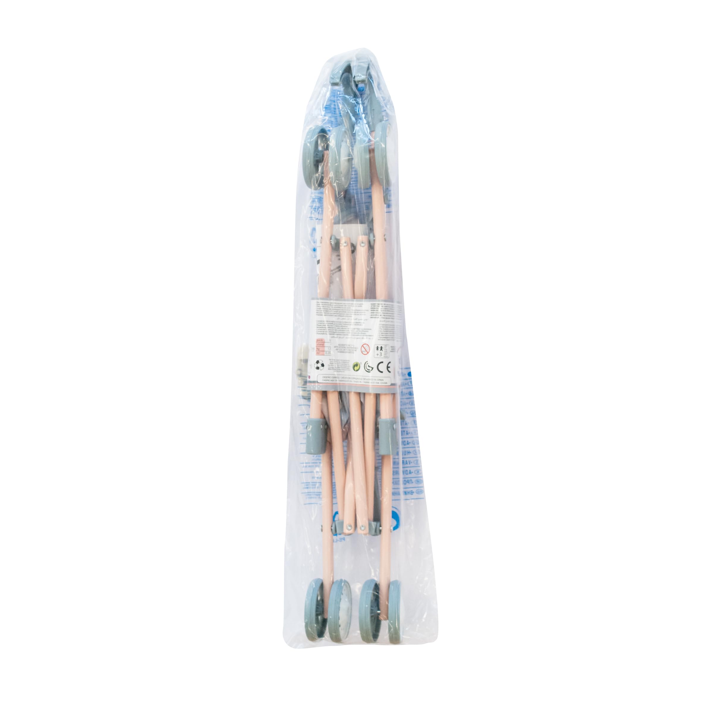Coco-Klappstuhl DeCuevas 90080, Blau und Weiß