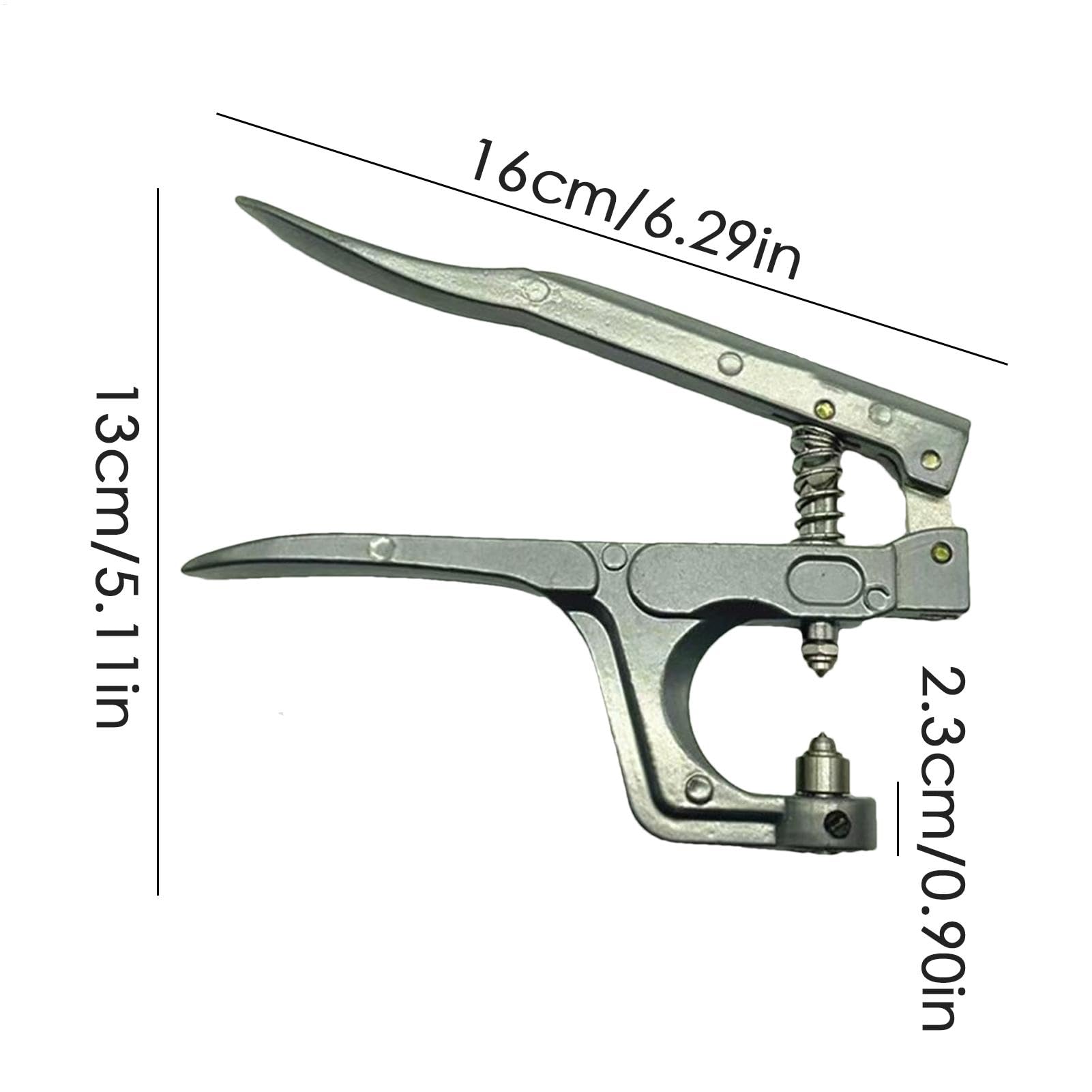 Generisch Handheld Badminton Pliers, Portable Grommet Crimping Tools, 6.29x5.11in Precision Stringing Pliers, Authentic Cold Press Design Repair Tool for Badminton Racket