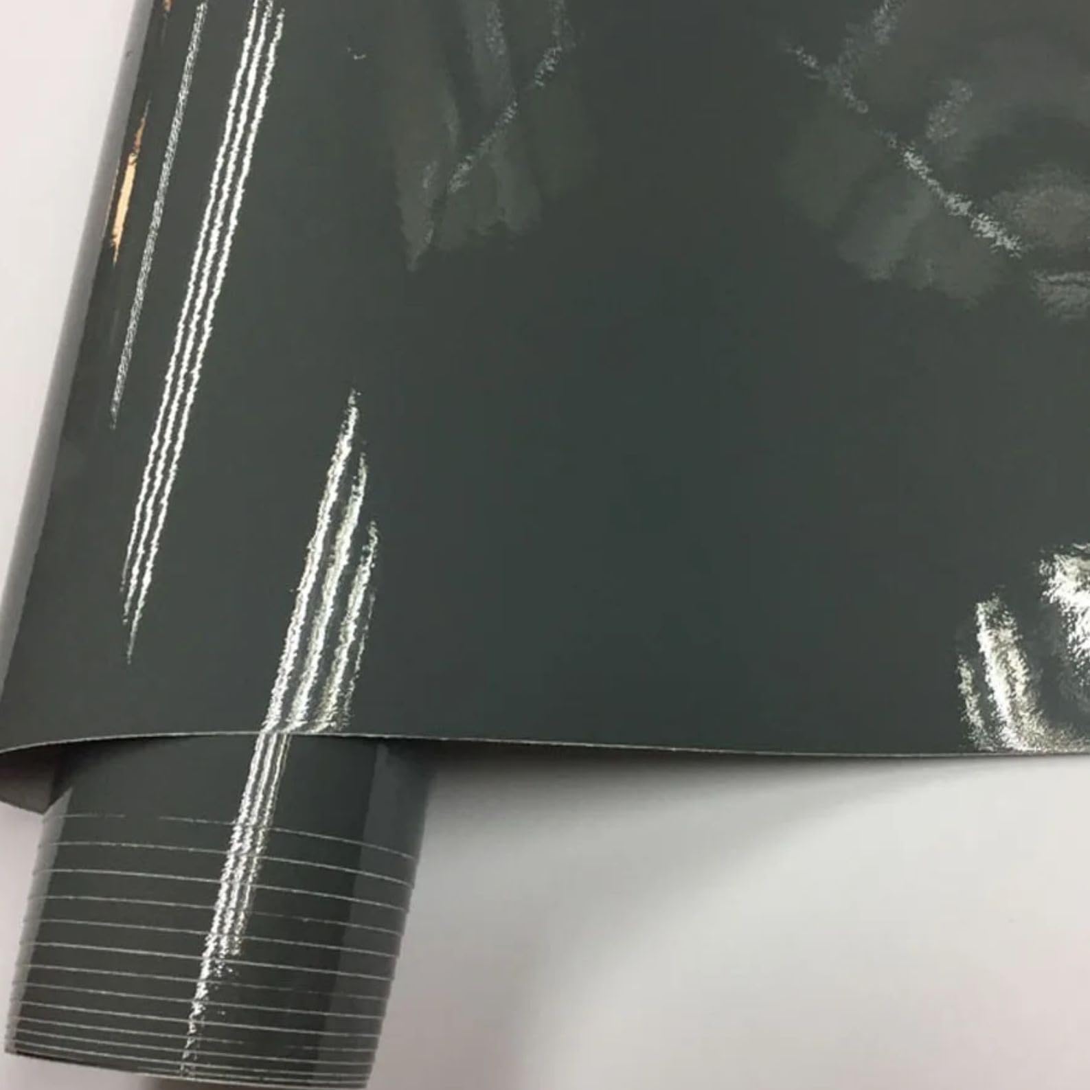 WALLMATE Vinyl Car Wrap Sheet Roll Film Sticker Decal Waterproof Car Styling Wrap Auto Vehicle Accessories (12" x 100 Inches, Dark Grey GlossyWrap)