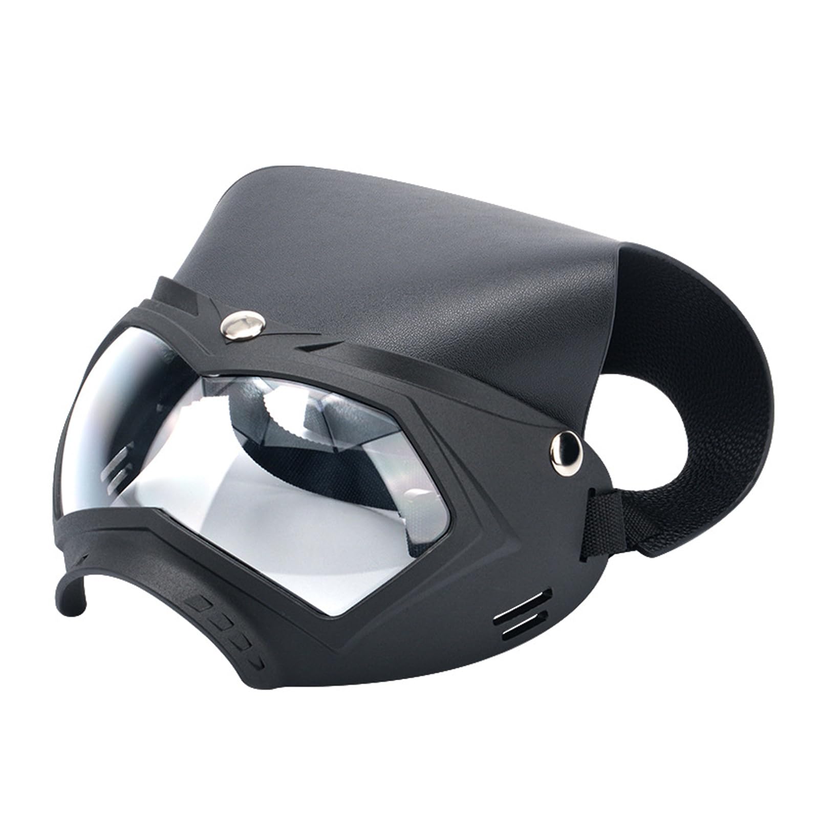 Chapeau d'ombrage pour grands chiens avec lunettes de protection contre le vent et sable