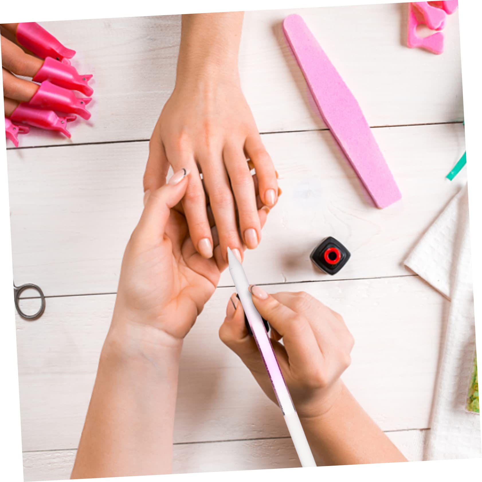 Beavorty 15stücke Teiliges Glas-nagelfeilen Doppelseitige Maniküre-werkzeuge Zur Nagelpflege Für -nail-art Leicht Zu Transportieren Unisex Für Hause Oder Unterwegs Transparent