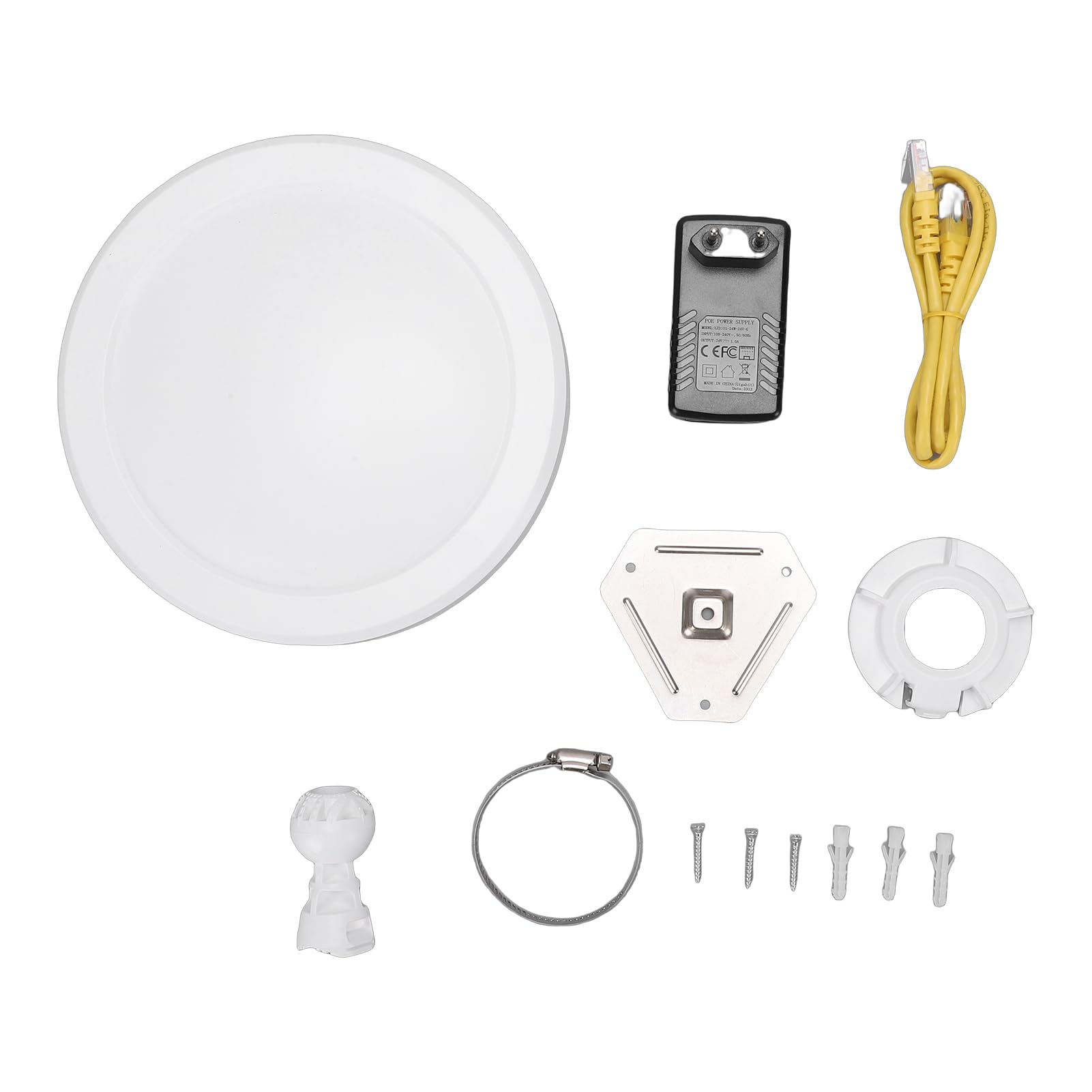Jectse Bridge Wireless, Bridge WiFi per Esterni a Lungo Raggio 5.8G con Antenna Ad Alto Guadagno, Interfaccia di Rete a 900 Mbps, Impermeabile IP65, per modalità Client Punto di accesso.
