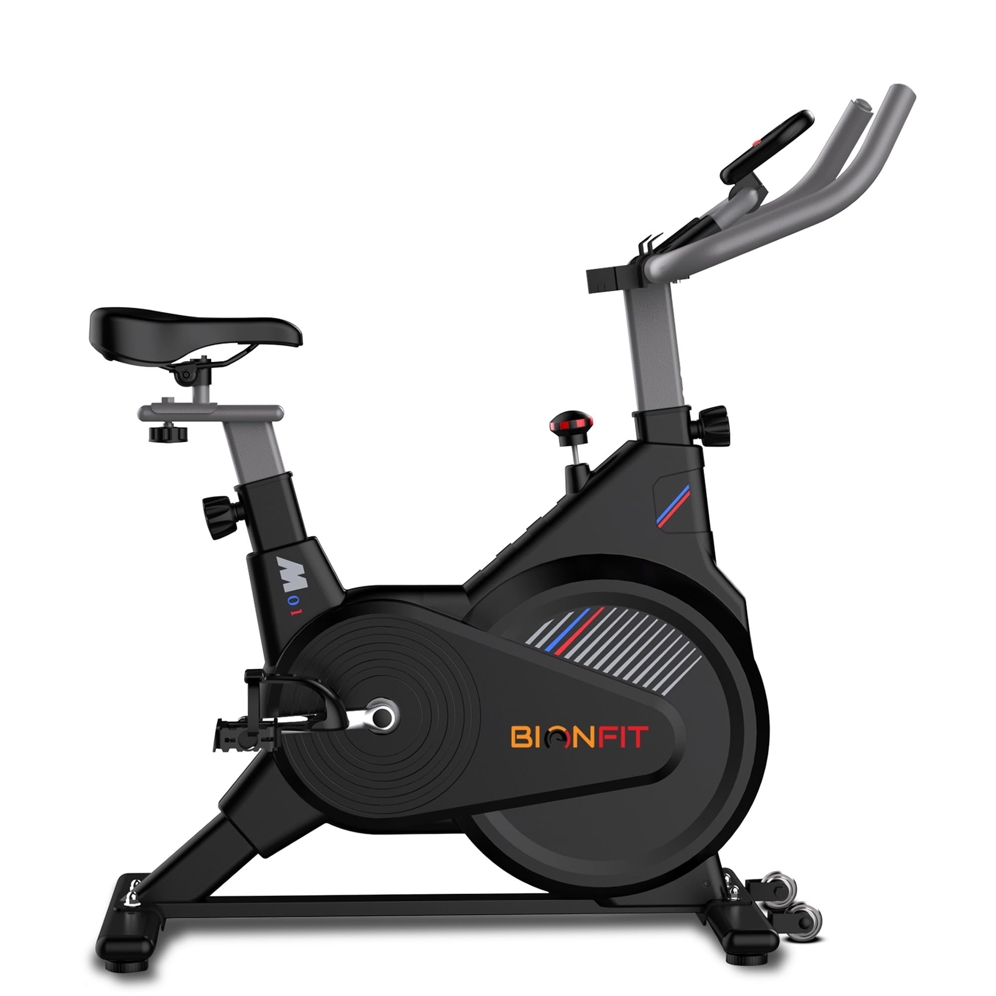 BIONFIT APEX Pro Gym Cycle for Home Fitness | Max Weight: 120 Kg, 2 Years Warranty, Magnetic Resistance System, Heart Rate Sensor | Exercise Spin Bike for Cardio Workouts, DIY Installation