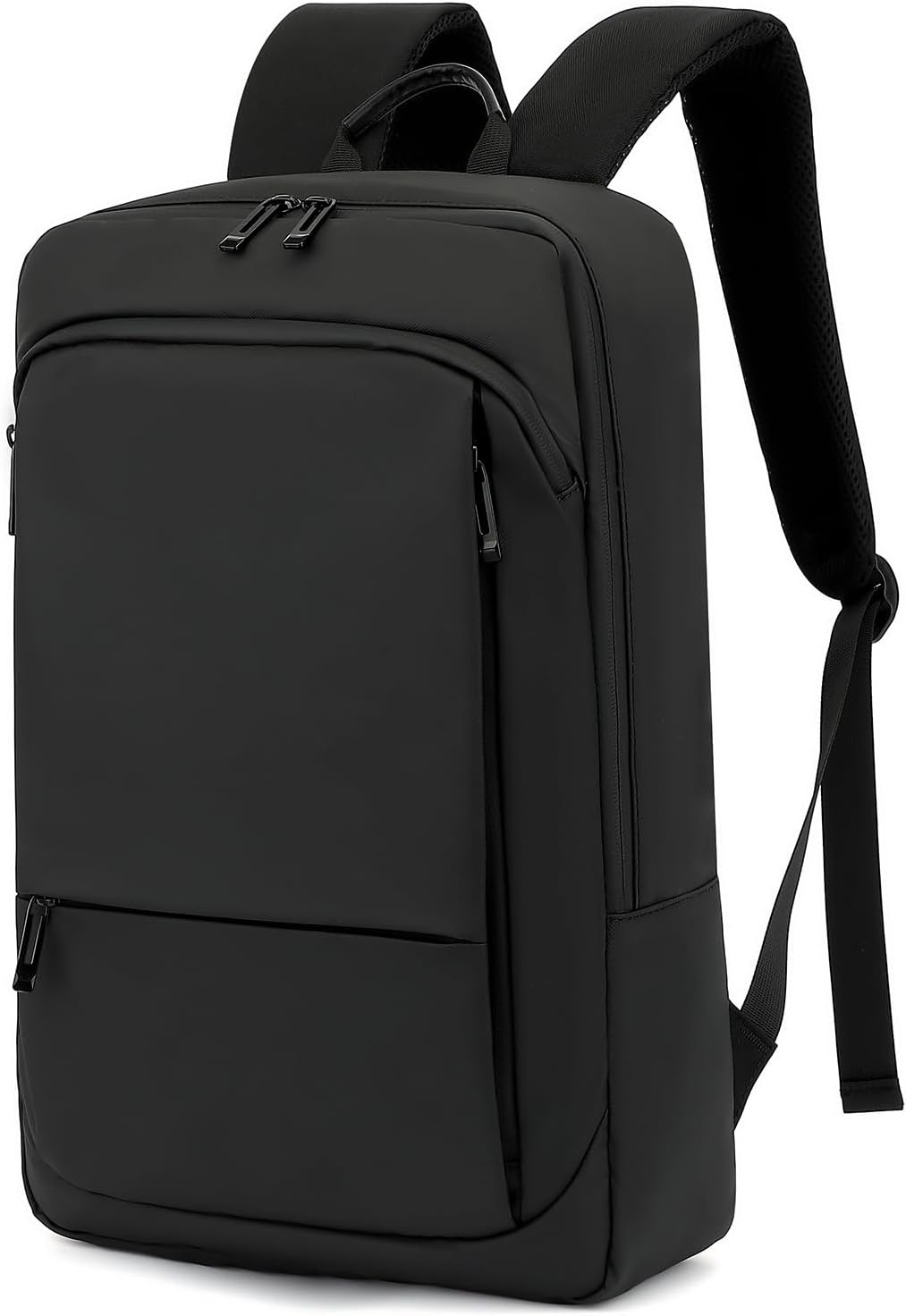 AUGUR Business Slim Backpack for Men Women 15.6 inch Water Resistant Laptop Backpack with USB Charger Computer Notebooks Lightweight Small Backpacks For School/Travel/Business/Work/College Bag