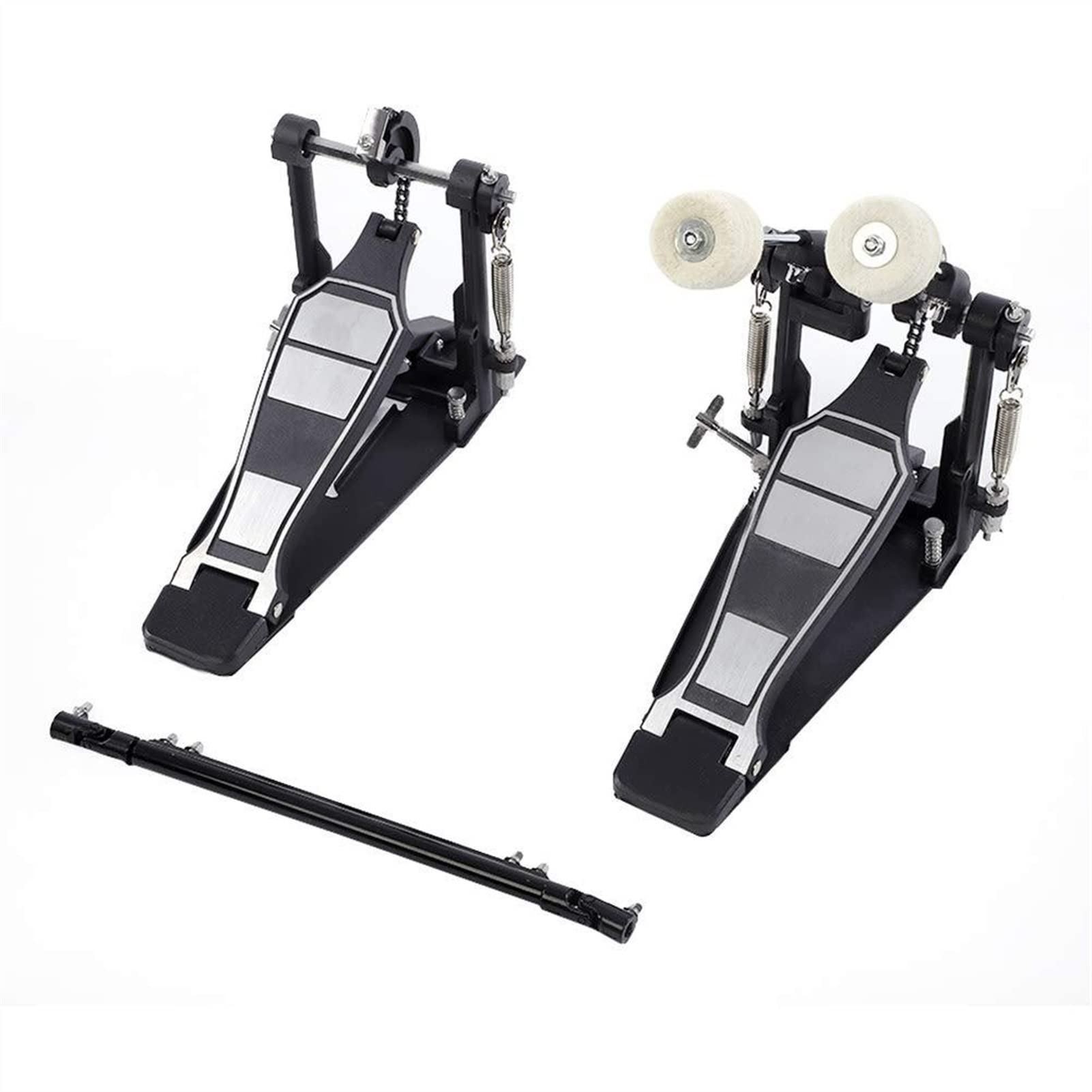 FLFL Drums Pedal Set Tambour Double Pédale Marteau Pédale Double Chaîne Cam Puissance Double Pédale Pédale Marteau