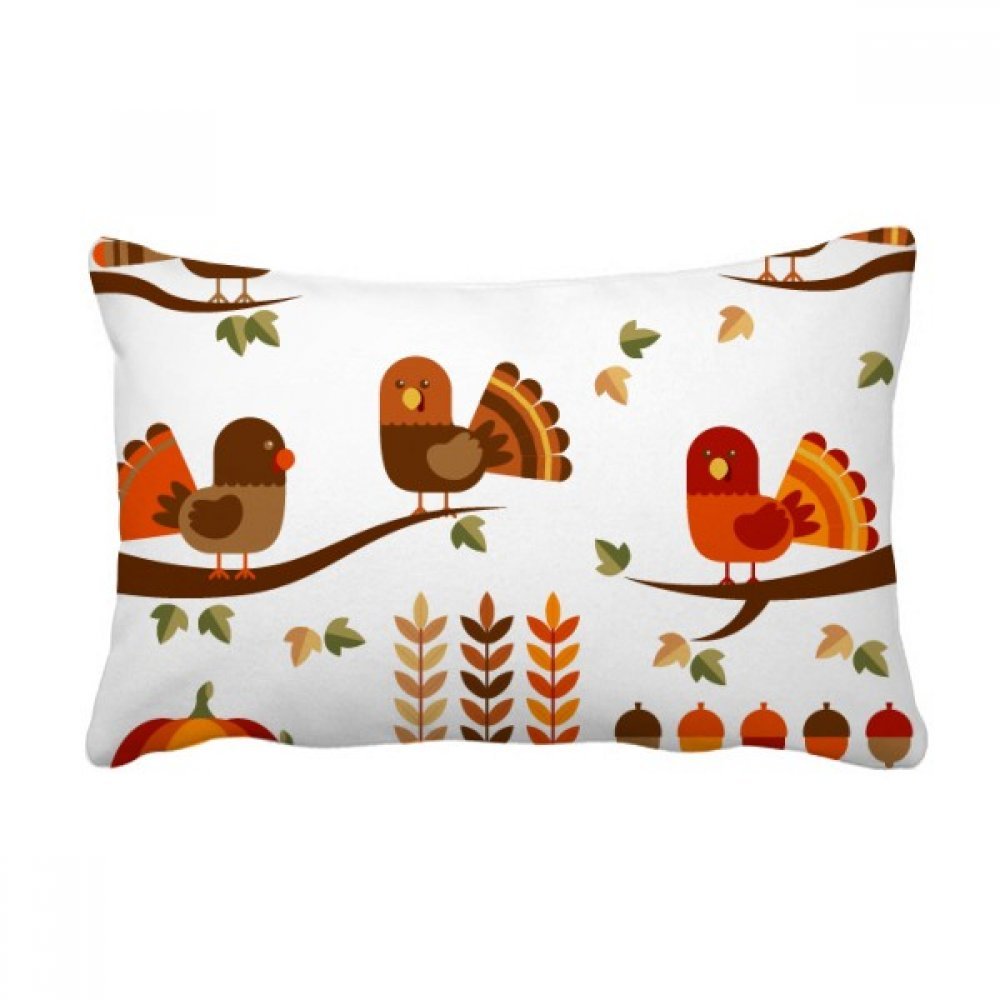 Coussin oreiller lombaire Thanksgiving canapé multicolore