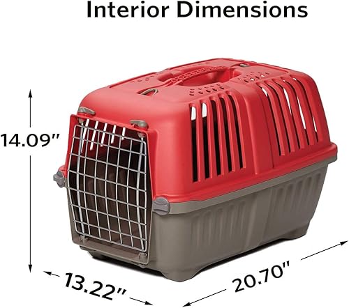 Miniatura 2 de MidWest Homes for Pets Spree Transportador de Viaje Transportador de Lados Rígidos para Perros y Gatos, Jaula de Viaje para Mascotas Pequeñas con