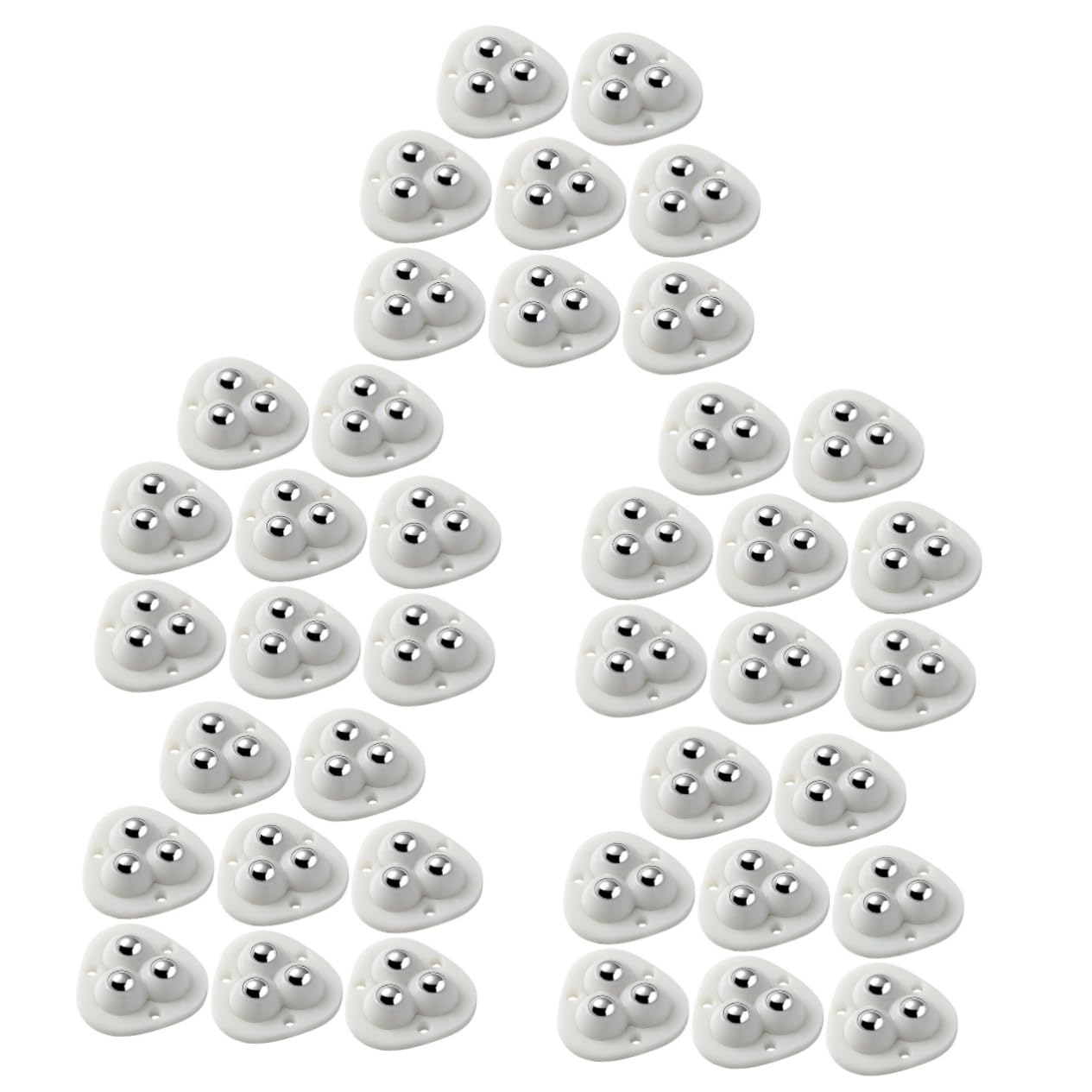 Roulettes adhésives pour boîtes de rangement pivotantes et mini - 8